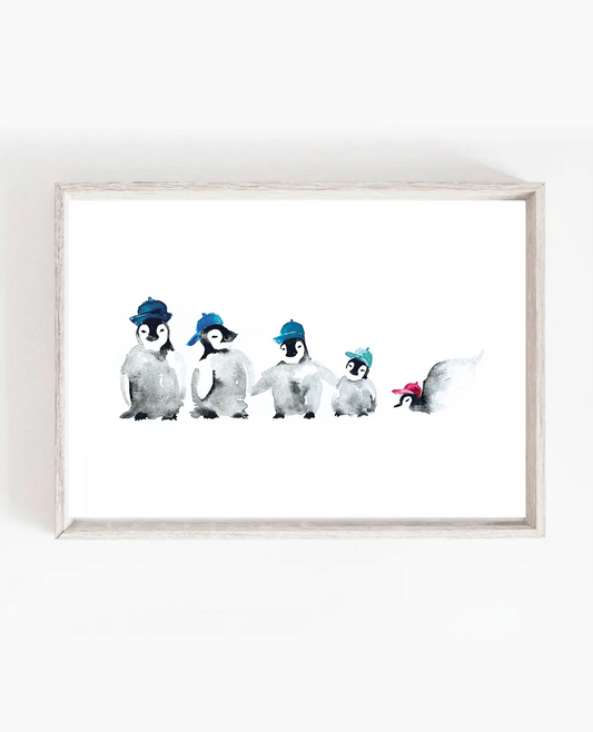 Penguin babes - Spring/Summer Framed Print - Image #2