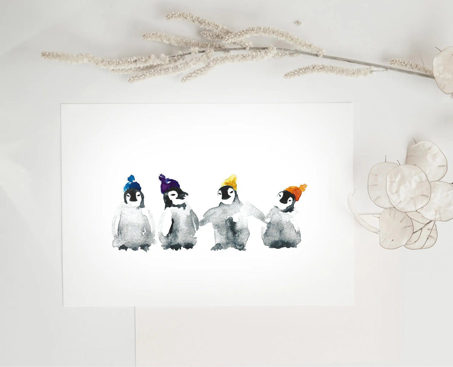 Penguin babes - Autumn/Winter Framed Print - Image #3